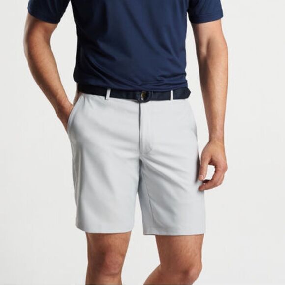 Peter Millar Salem Classic Performance Shorts in British Grey Men’s Size 42 NWT - Picture 1 of 4